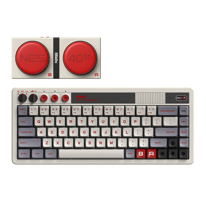Retro 68 Keyboard - NES 40th Limited Edition - Keyboard Design for Typing and Gaming Setups
