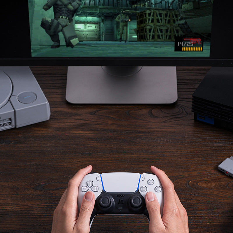 8BitDo Retro Receiver for PS1 PS2 - Receiver Design for Compatible Gaming Devices