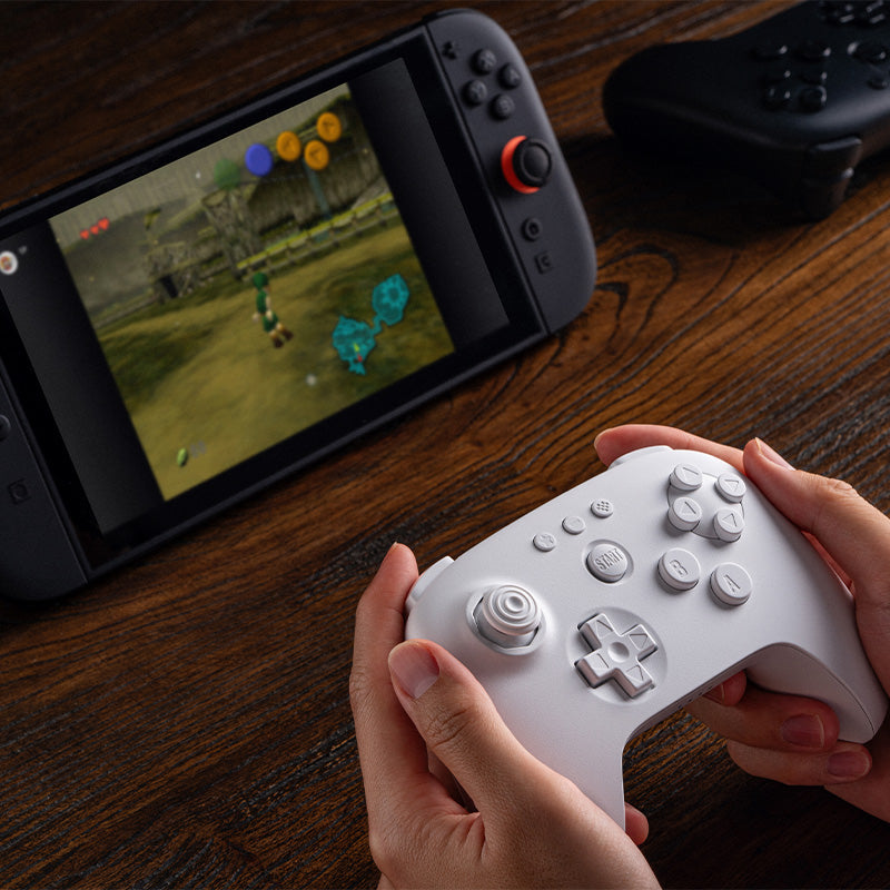 8BitDo 64 Bluetooth Controller for Analogue 3D - Gamepad Design for Flexible Everyday Play