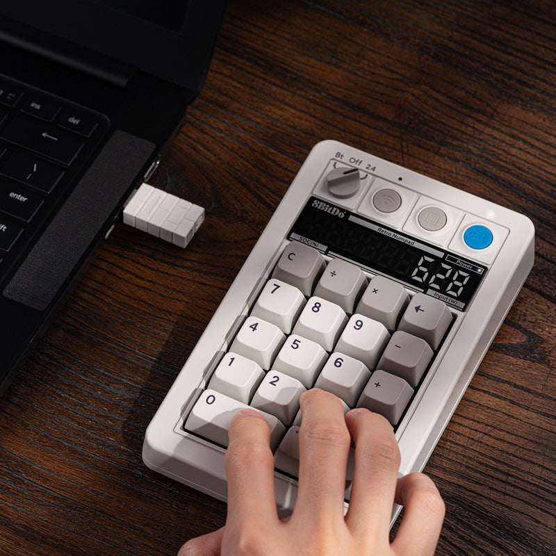 8BitDo Retro 18 Mechanical Numpad - Keyboard Design for Typing and Gaming Setups