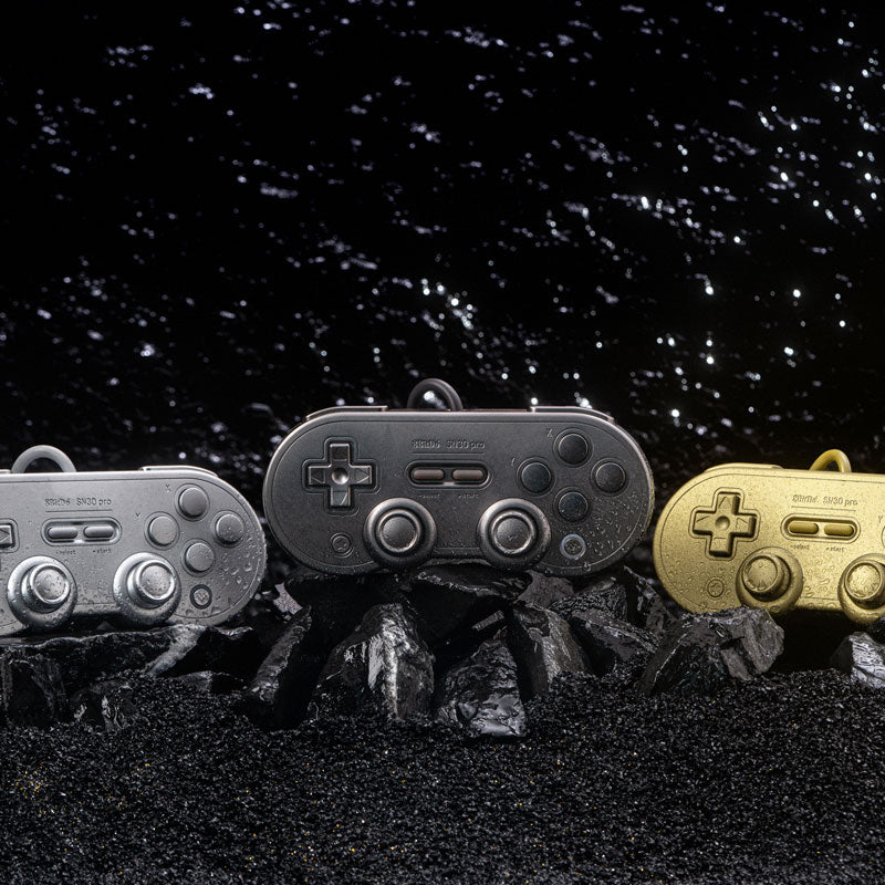 8BitDo SN30 Pro - Space Gray Limited Edition - Gamepad Design for Flexible Everyday Play