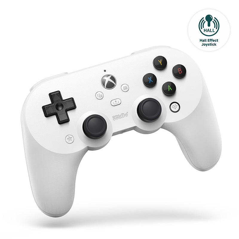 8BitDo Pro 2 Wired Controller for Xbox (Hall Effect joysticks) - Gamepad Design for Flexible Everyday Play