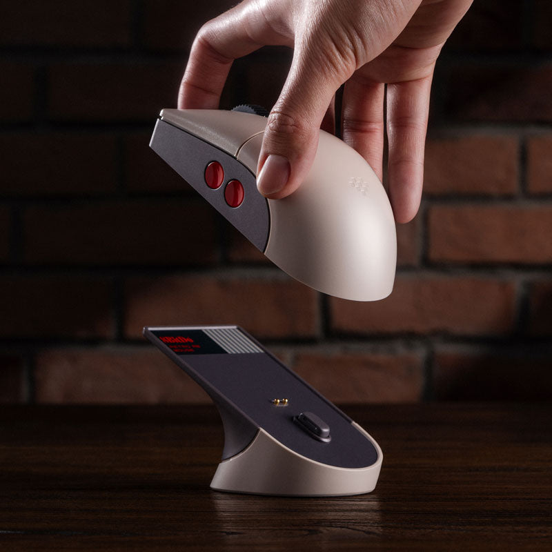 8BitDo Retro R8 Mouse - N Edition - Desktop Mouse Design with Retro-Inspired Styling