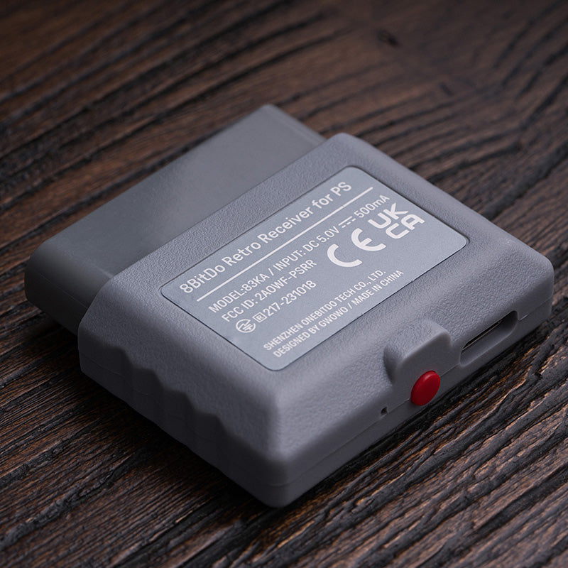 8BitDo Retro Receiver for PS1 PS2 - Receiver Design for Compatible Gaming Devices