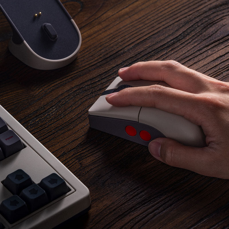 8BitDo Retro R8 Mouse - N Edition - Desktop Mouse Design with Retro-Inspired Styling