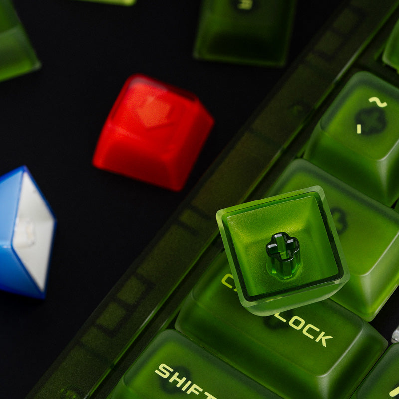8BitDo Double-Layered Crystal Arrow Keycaps - Keycap Collection for Supported 8BitDo Keyboards