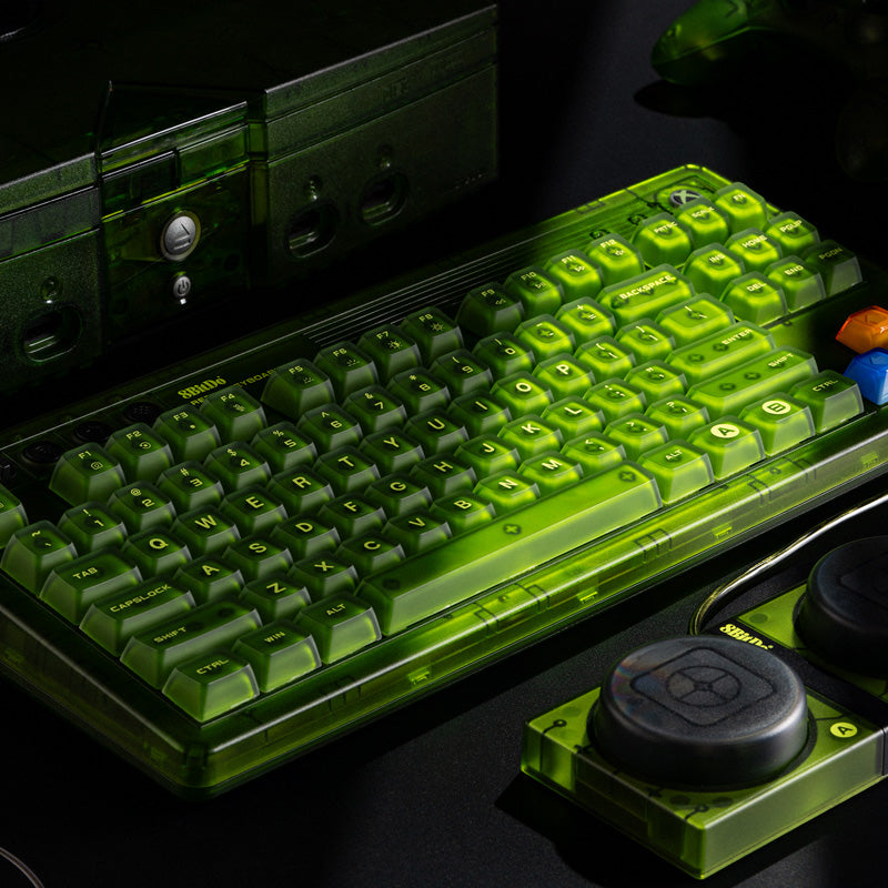 8BitDo Retro 87 Mechanical Keyboard - Xbox Edition - Keyboard Design for Typing and Gaming Setups