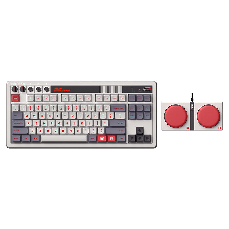 8BitDo Retro Mechanical Keyboard - Keyboard Design for Typing and Gaming Setups