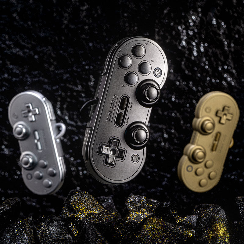 8BitDo SN30 Pro - Space Gray Limited Edition - Gamepad Design for Flexible Everyday Play