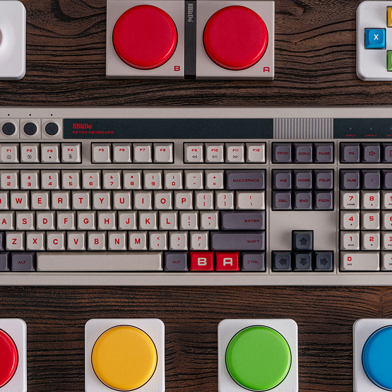 8BitDo Retro 108 Mechanical Keyboard - Keyboard Design for Typing and Gaming Setups