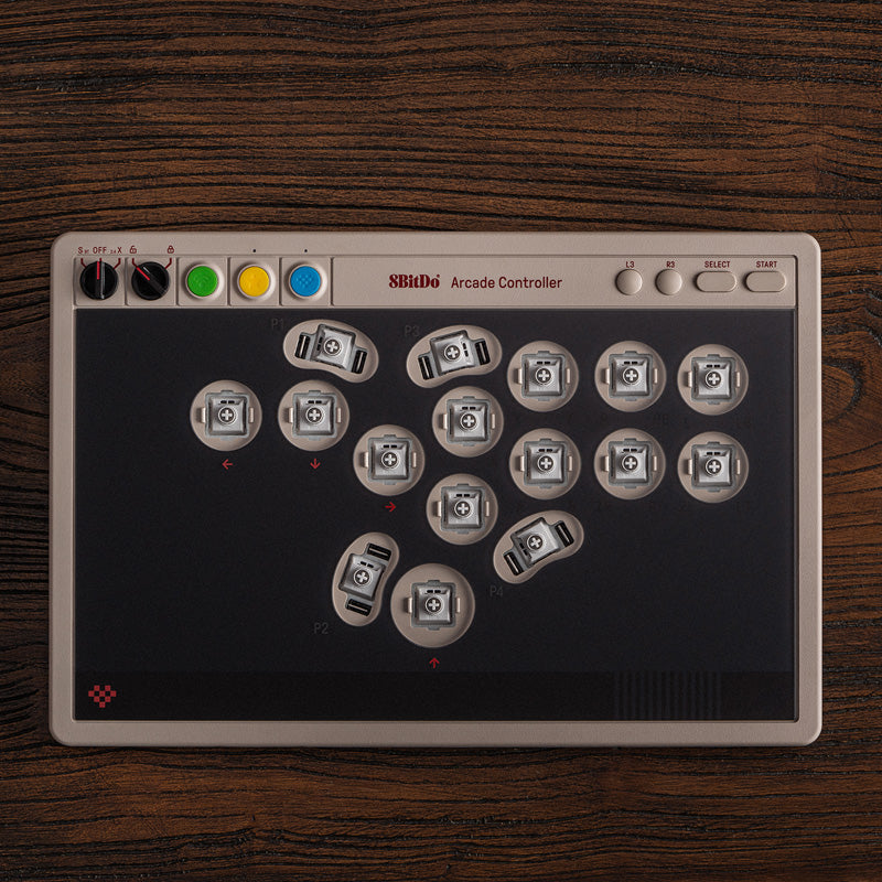 8BitDo Arcade Controller - Arcade Control Edition for Desktop and Console Play