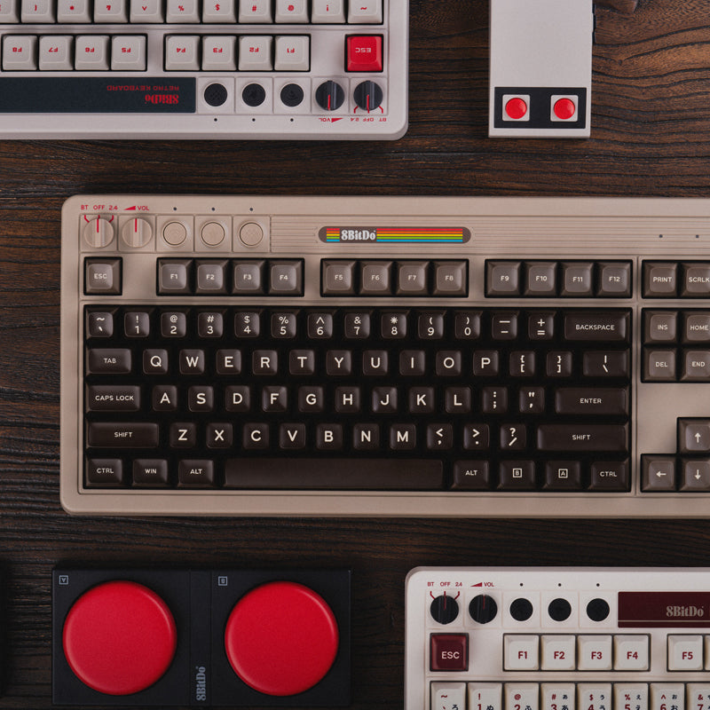 8BitDo Retro Mechanical Keyboard - Keyboard Design for Typing and Gaming Setups