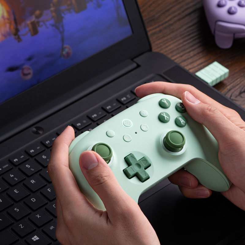 8BitDo Ultimate 2C Wireless Controller (PC) - Gamepad Design for Flexible Everyday Play