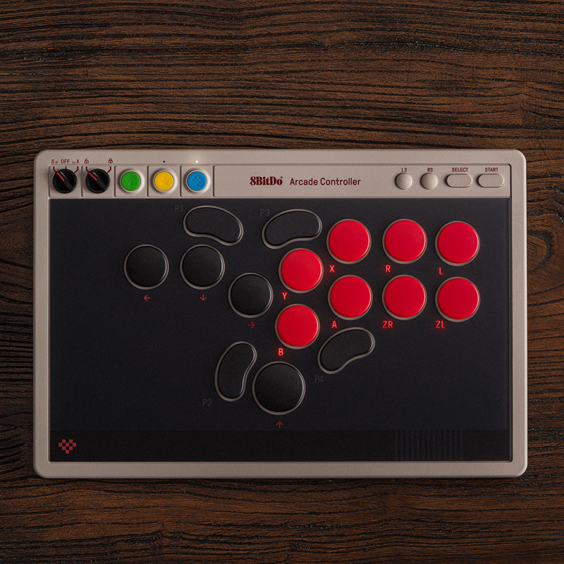 8BitDo Arcade Controller - Arcade Control Edition for Desktop and Console Play