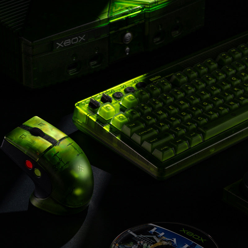 8BitDo Retro R8 Mouse - Xbox Edition - Desktop Mouse Design with Retro-Inspired Styling