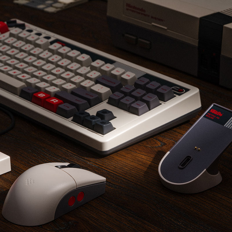 8BitDo Retro R8 Mouse - N Edition - Desktop Mouse Design with Retro-Inspired Styling
