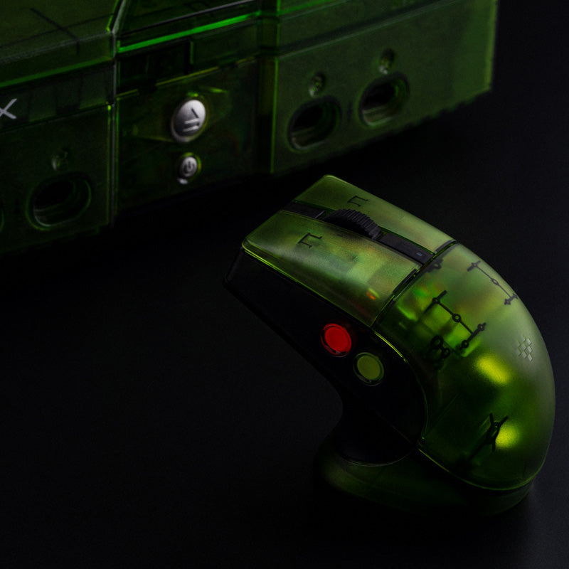 8BitDo Retro R8 Mouse - Xbox Edition - Desktop Mouse Design with Retro-Inspired Styling