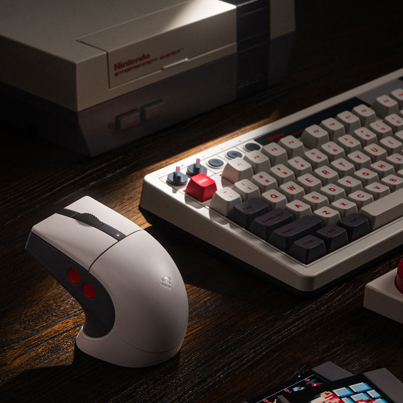8BitDo Retro R8 Mouse - N Edition - Desktop Mouse Design with Retro-Inspired Styling