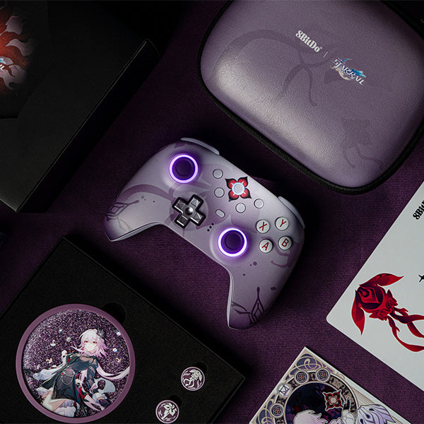 8BitDo Ultimate 2 Wireless Controller (Honkai: Star Rail - Evernight) - Gamepad Design for Flexible Everyday Play
