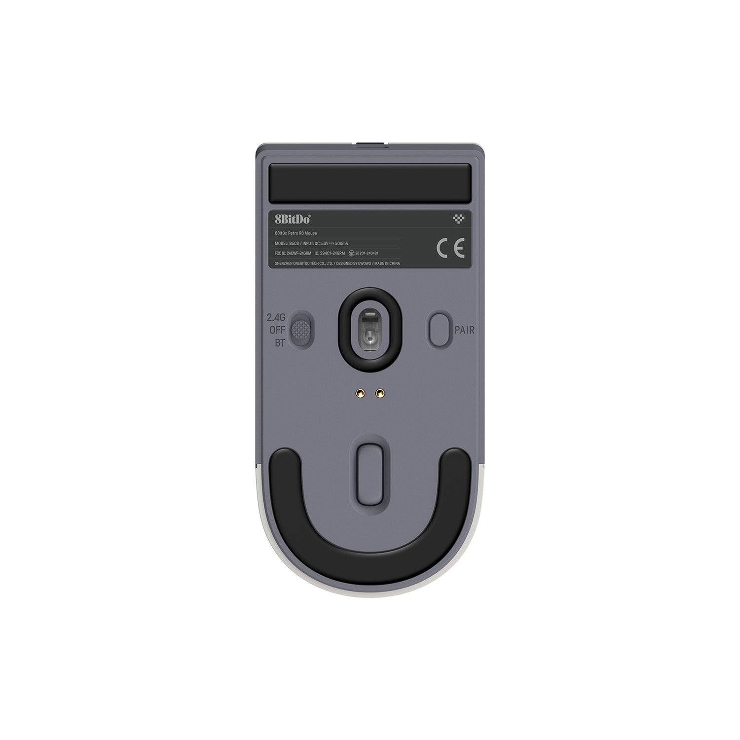 8BitDo Retro R8 Mouse - N Edition - Desktop Mouse Design with Retro-Inspired Styling