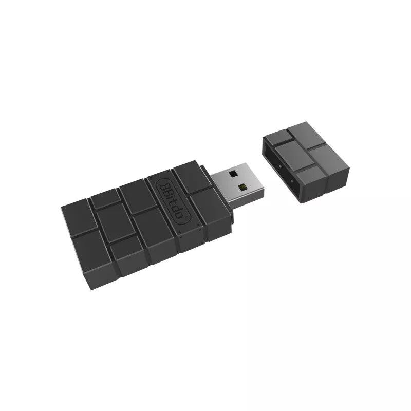 8BitDo Wireless Bluetooth USB Adapter 2 - Receiver Design for Compatible Gaming Devices