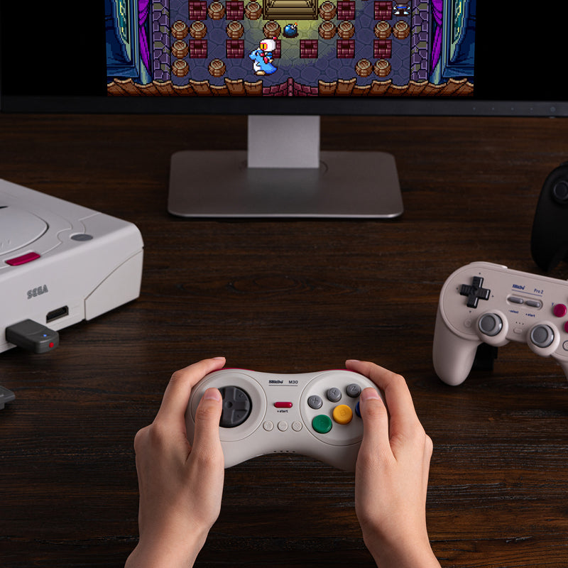 8BitDo Retro Receiver for Saturn - Receiver Design for Compatible Gaming Devices