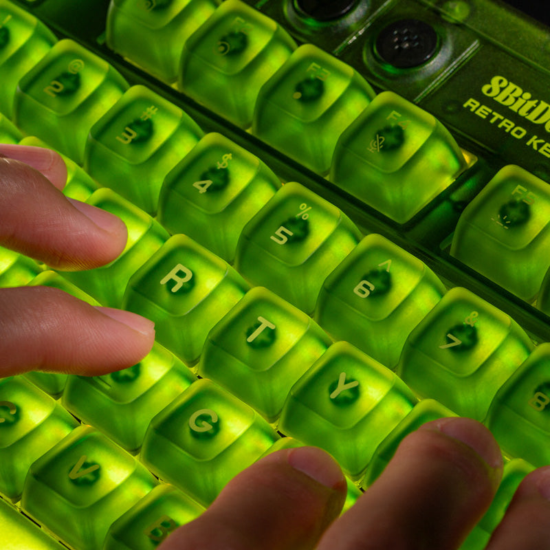 8BitDo Retro 87 Mechanical Keyboard - Xbox Edition - Keyboard Design for Typing and Gaming Setups