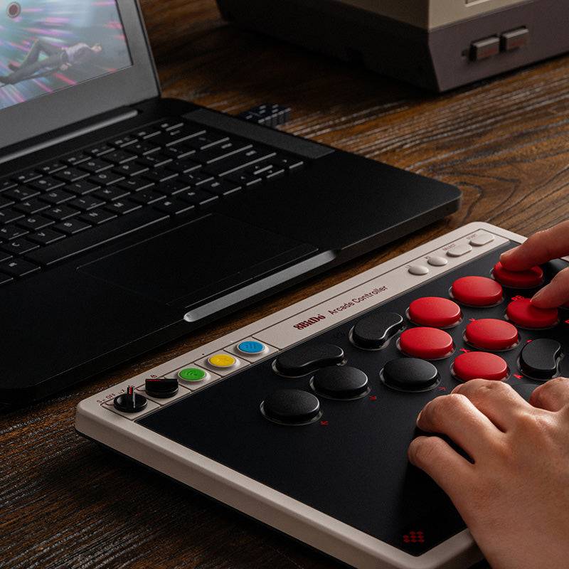 8BitDo Arcade Controller - Arcade Control Edition for Desktop and Console Play