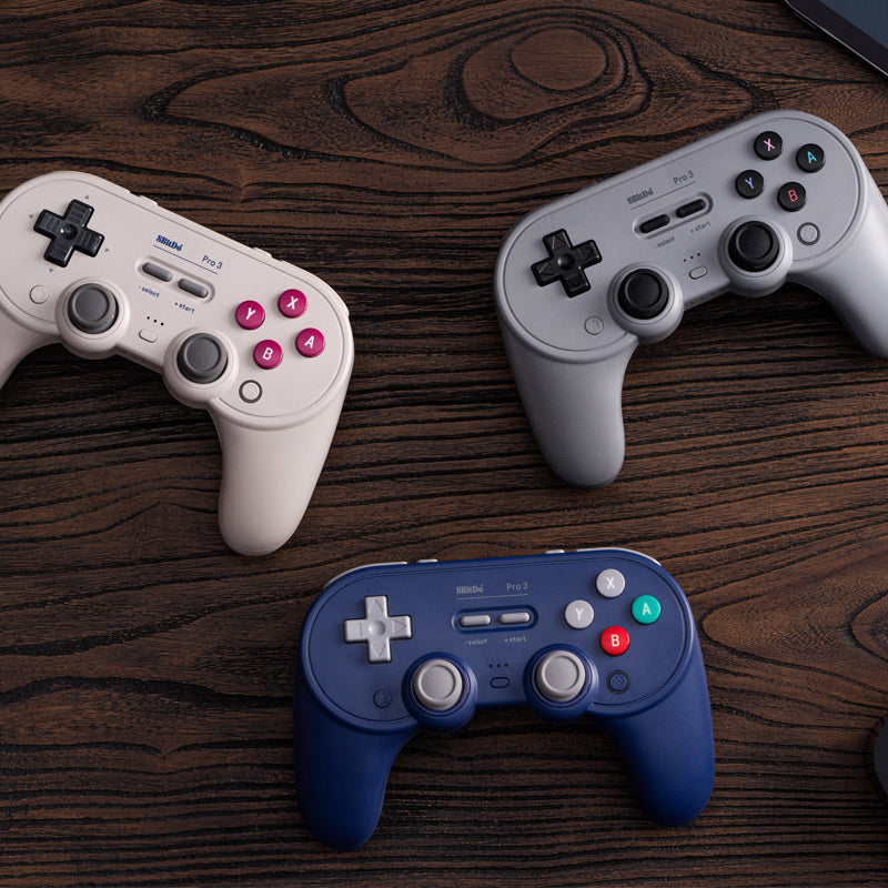 8BitDo Pro 3 Bluetooth Gamepad - Gamepad Design for Flexible Everyday Play