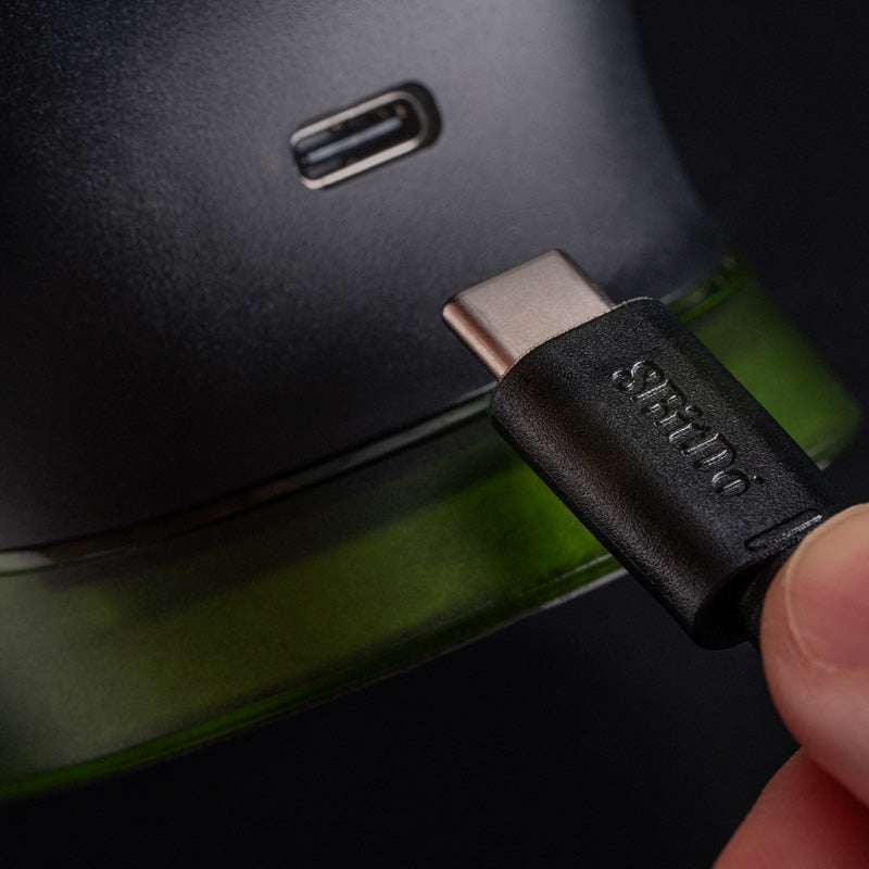 8BitDo Retro R8 Mouse - Xbox Edition - Desktop Mouse Design with Retro-Inspired Styling
