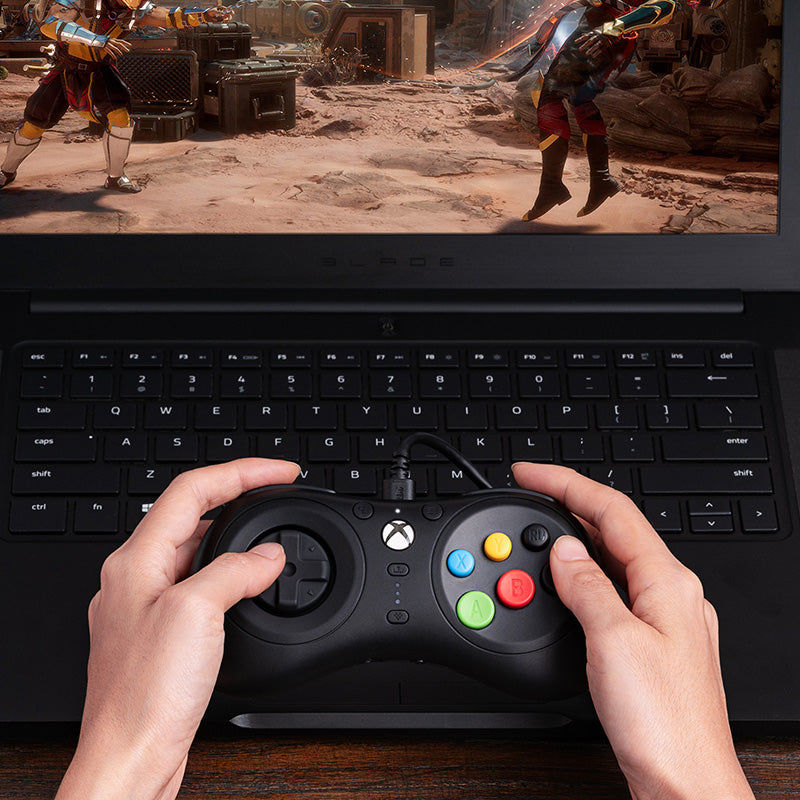 8BitDo M30 Wired Controller for Xbox - Gamepad Design for Flexible Everyday Play