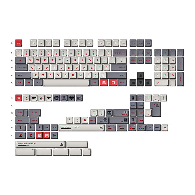 8BitDo Retro Keycaps - Keycap Collection for Supported 8BitDo Keyboards