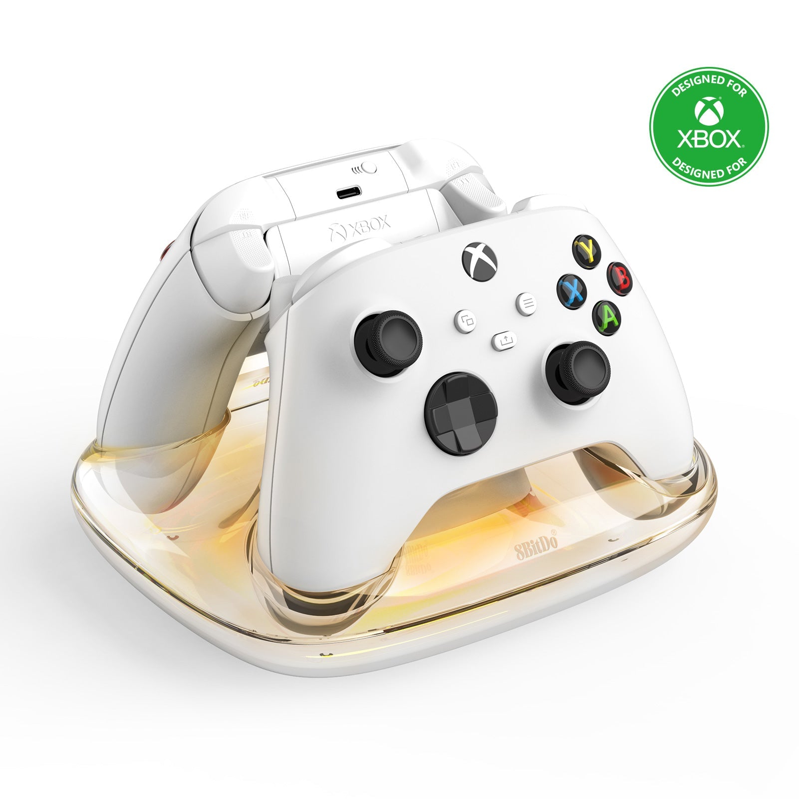 8BitDo Dual Charging Dock for Xbox wireless controllers - Controller Charging Station for Organized Desktop Use