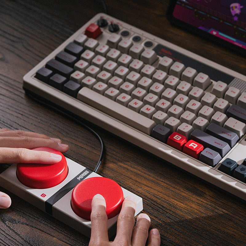 8BitDo Retro Mechanical Keyboard - Keyboard Design for Typing and Gaming Setups