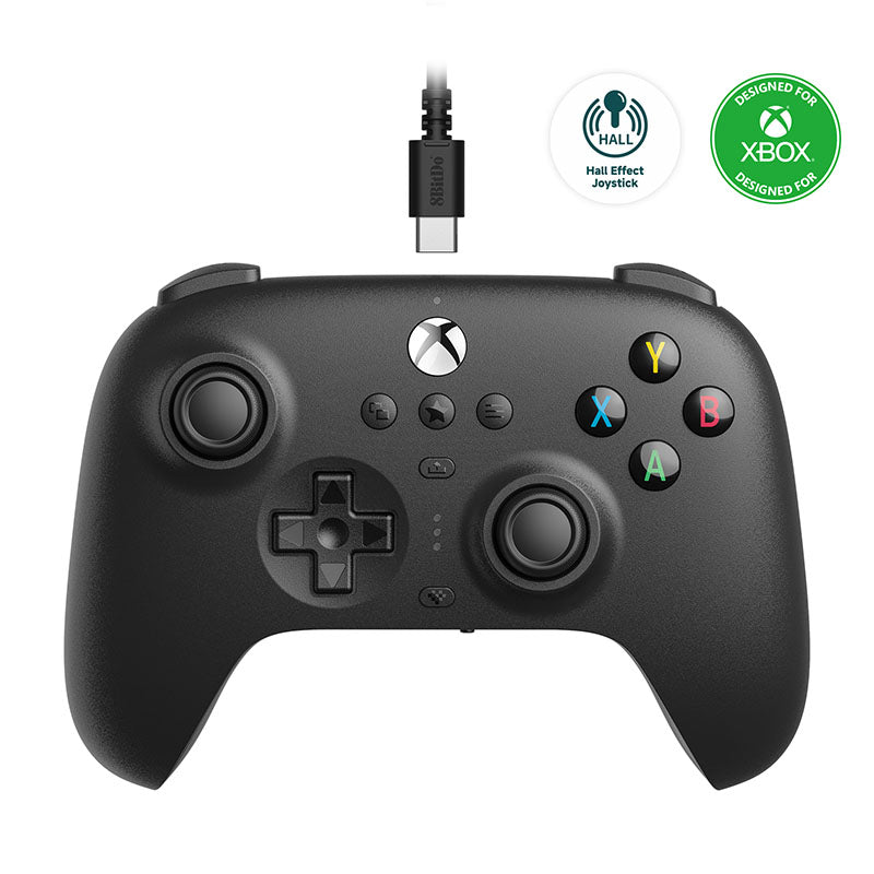8BitDo Ultimate Wired Controller for Xbox (Hall Effect Joystick) - Gamepad Design for Flexible Everyday Play