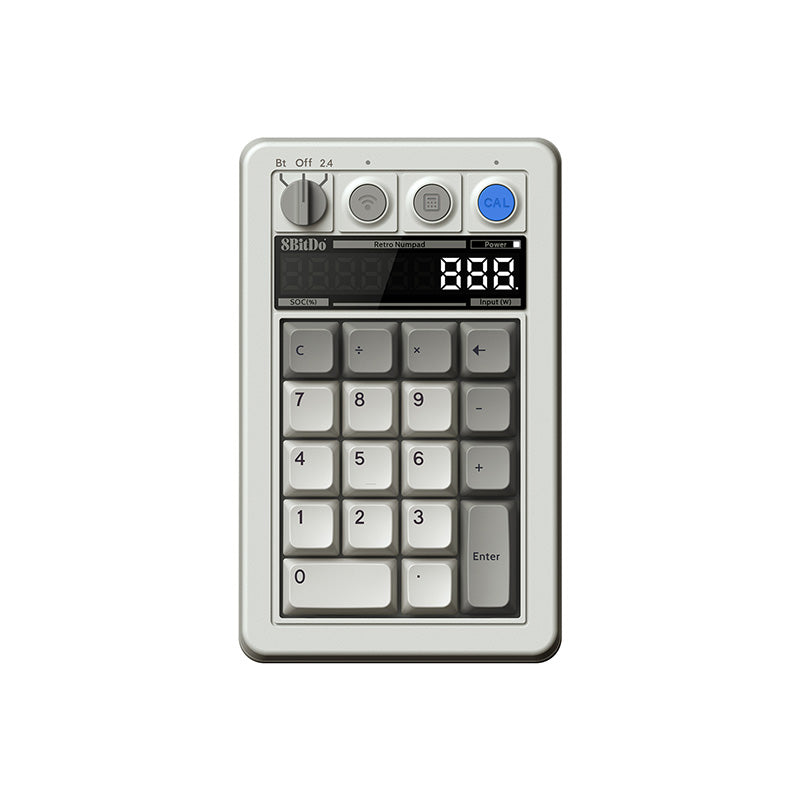 8BitDo Retro 18 Mechanical Numpad - Keyboard Design for Typing and Gaming Setups