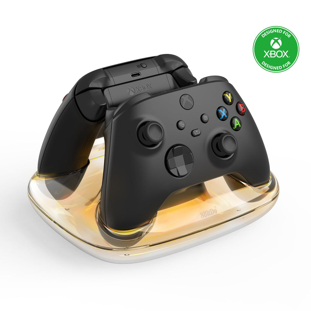 8BitDo Dual Charging Dock for Xbox wireless controllers - Controller Charging Station for Organized Desktop Use