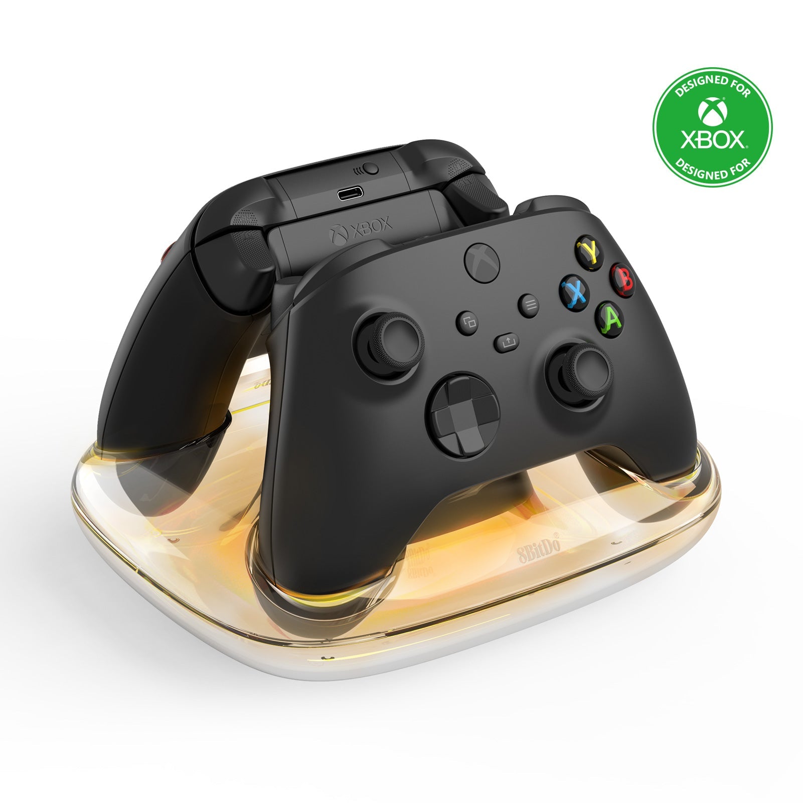 8BitDo Dual Charging Dock for Xbox wireless controllers - Controller Charging Station for Organized Desktop Use