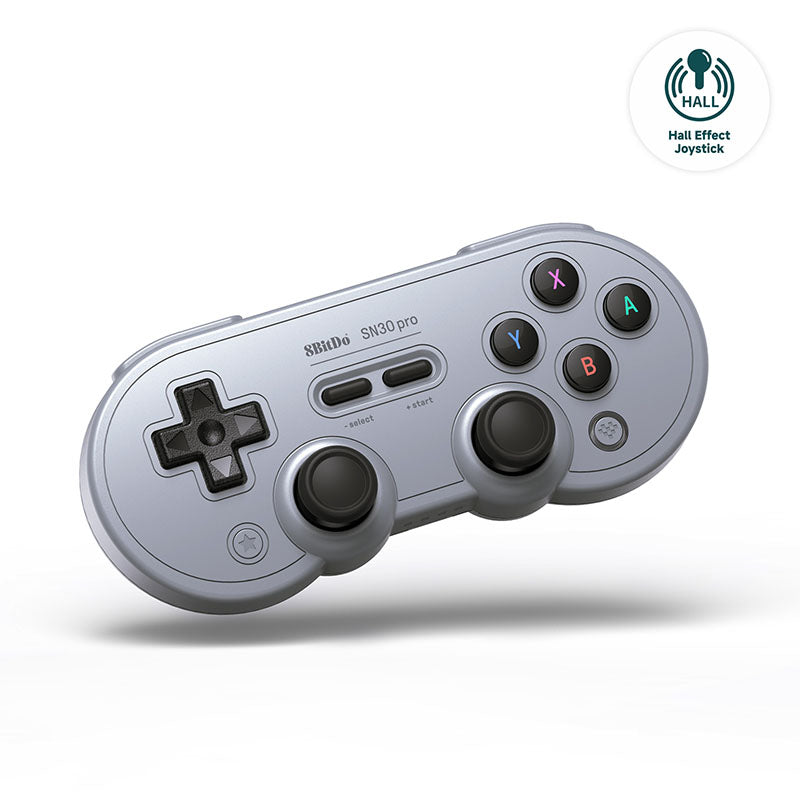 8BitDo SN30 Pro (Hall Effect Joystick) - Gamepad Design for Flexible Everyday Play