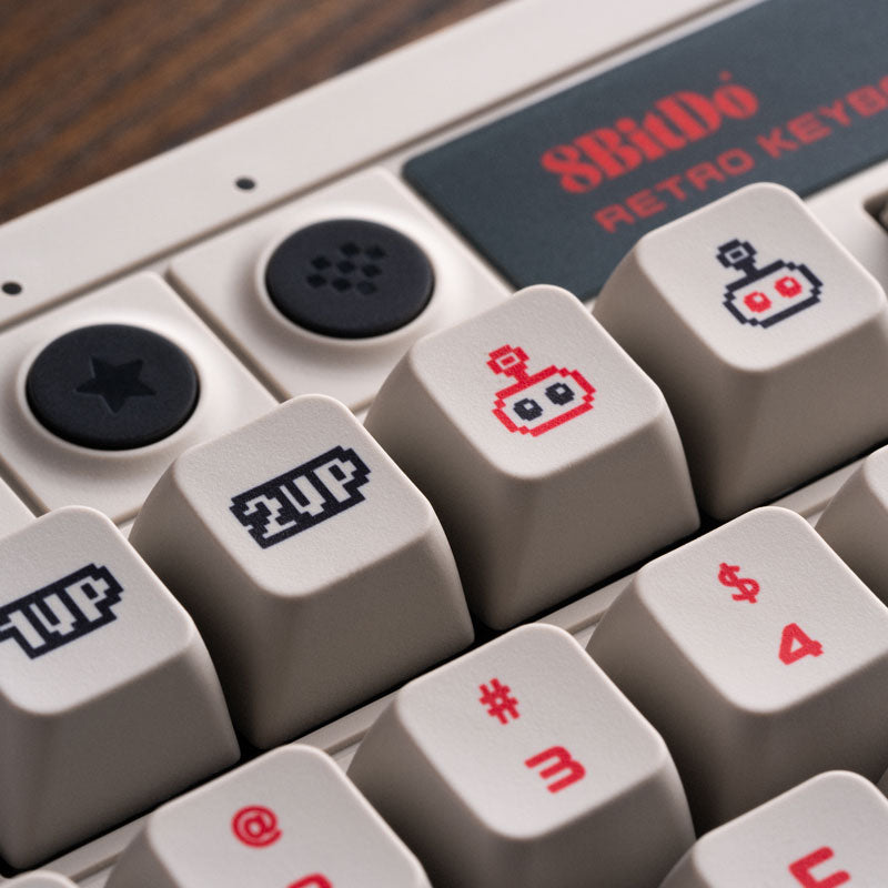 8BitDo Retro Keycaps - Keycap Collection for Supported 8BitDo Keyboards