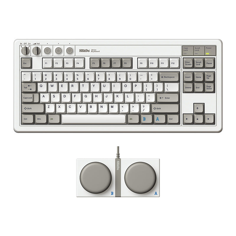 8BitDo Retro Mechanical Keyboard - Keyboard Design for Typing and Gaming Setups