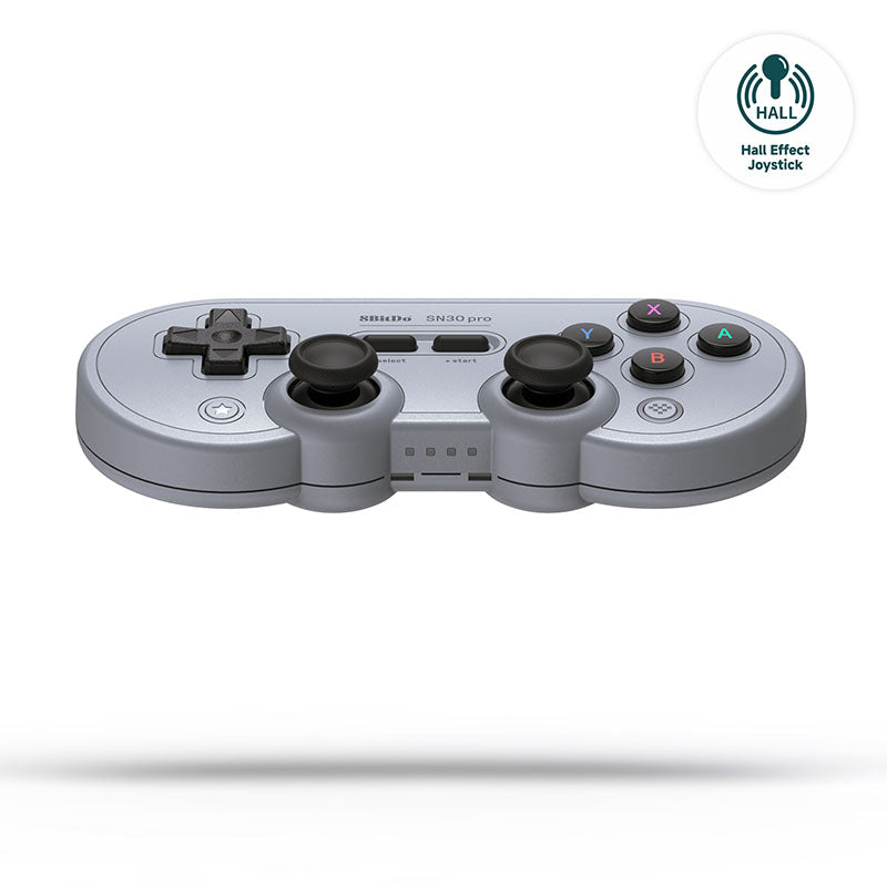 8BitDo SN30 Pro (Hall Effect Joystick) - Gamepad Design for Flexible Everyday Play
