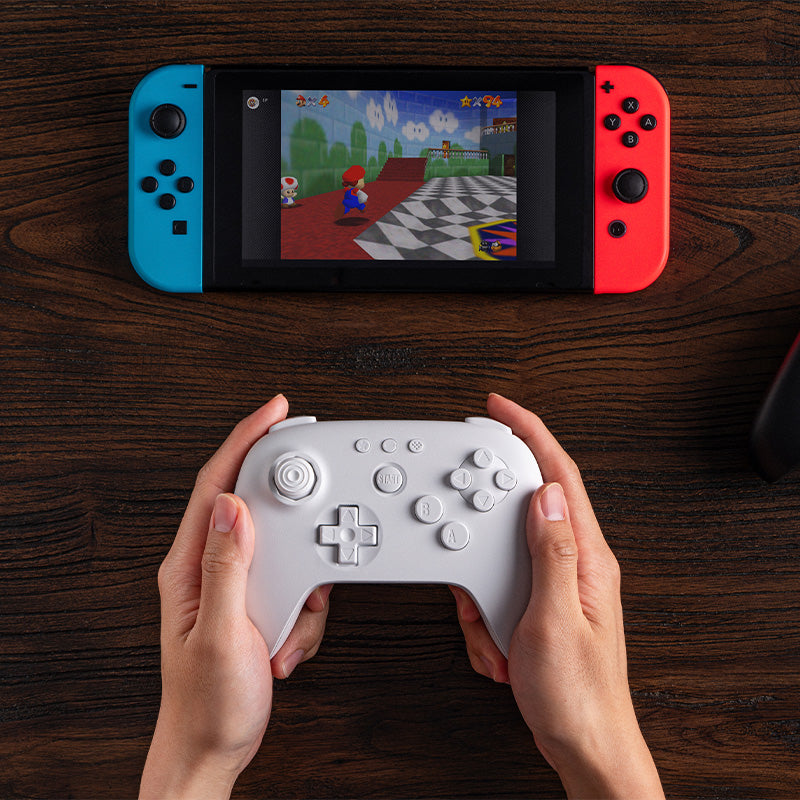 8BitDo 64 Bluetooth Controller for Analogue 3D - Gamepad Design for Flexible Everyday Play