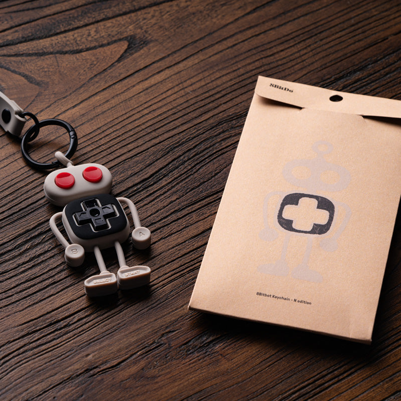 8BitDo 8Bitbot Keychain - Collectible Keychain Accessory for Everyday Carry