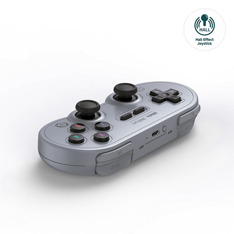 8BitDo SN30 Pro (Hall Effect Joystick) - Gamepad Design for Flexible Everyday Play