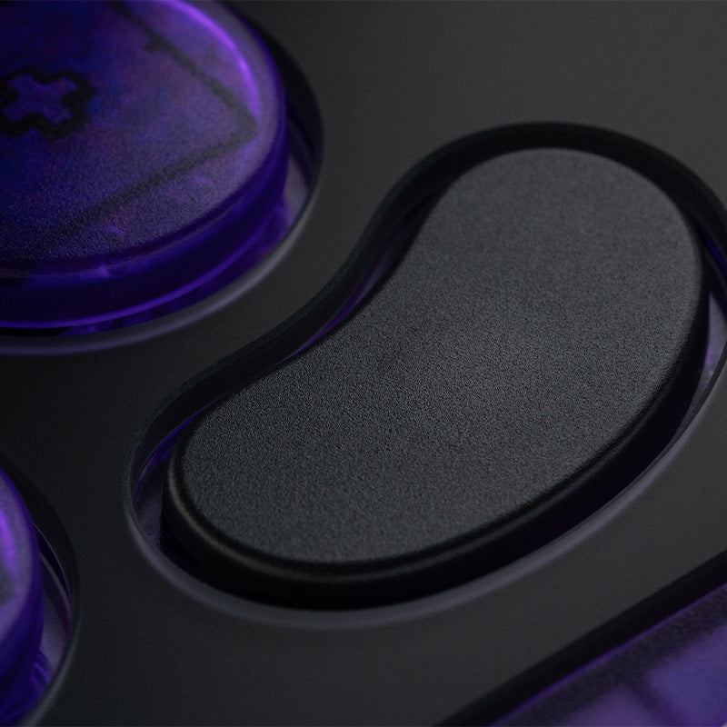 8BitDo Arcade Controller - Transparent Purple Signature Edition - Arcade Control Edition for Desktop and Console Play