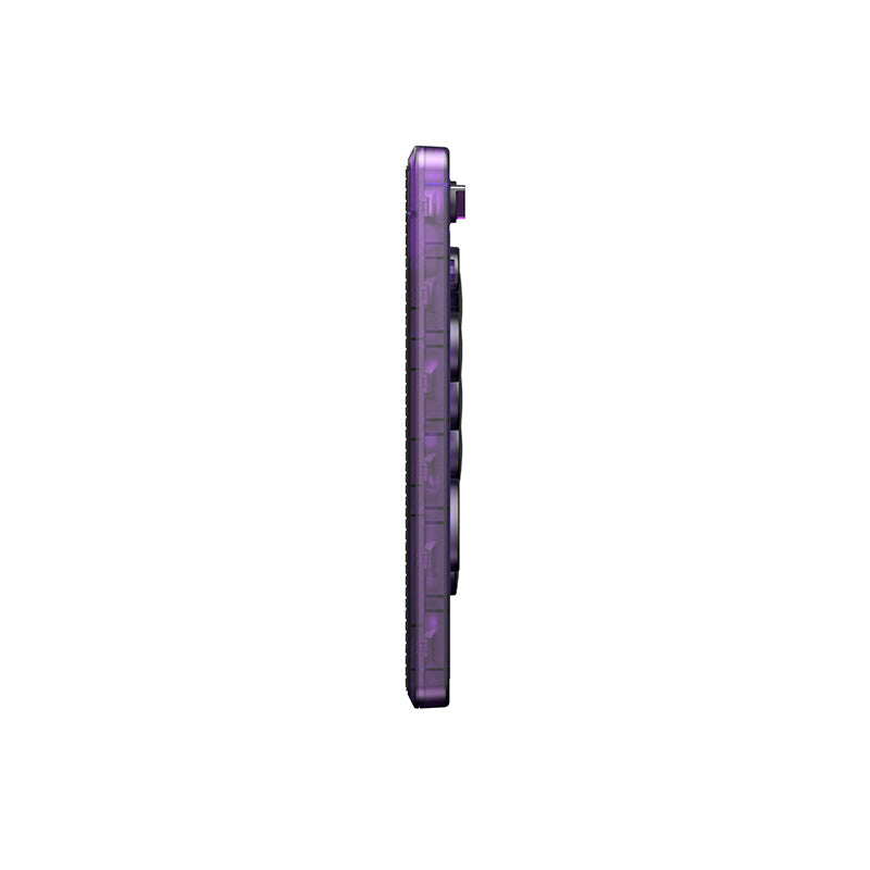 8BitDo Arcade Controller - Transparent Purple Signature Edition - Arcade Control Edition for Desktop and Console Play