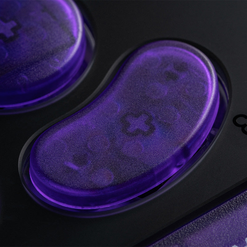 8BitDo Arcade Controller - Transparent Purple Signature Edition - Arcade Control Edition for Desktop and Console Play