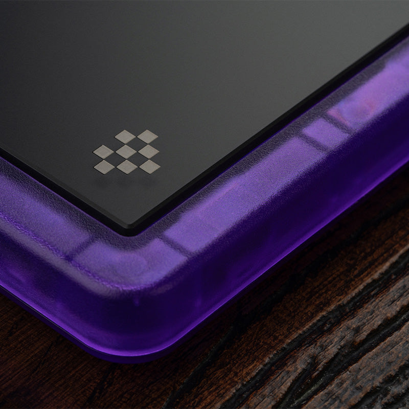 8BitDo Arcade Controller - Transparent Purple Signature Edition - Arcade Control Edition for Desktop and Console Play