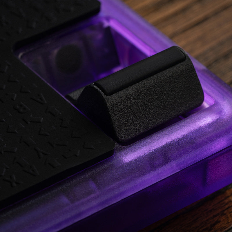 8BitDo Arcade Controller - Transparent Purple Signature Edition - Arcade Control Edition for Desktop and Console Play